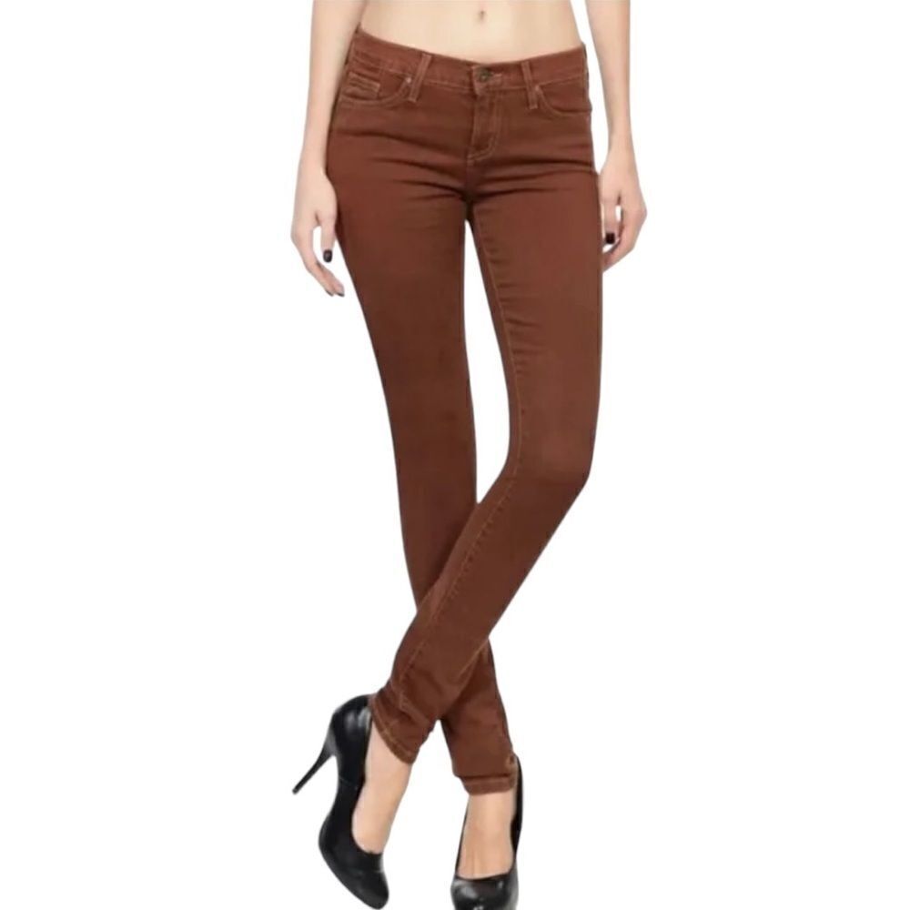 ANGRY Rabbit Low Rise Skinny Jeans In Orange Women’s Size 25